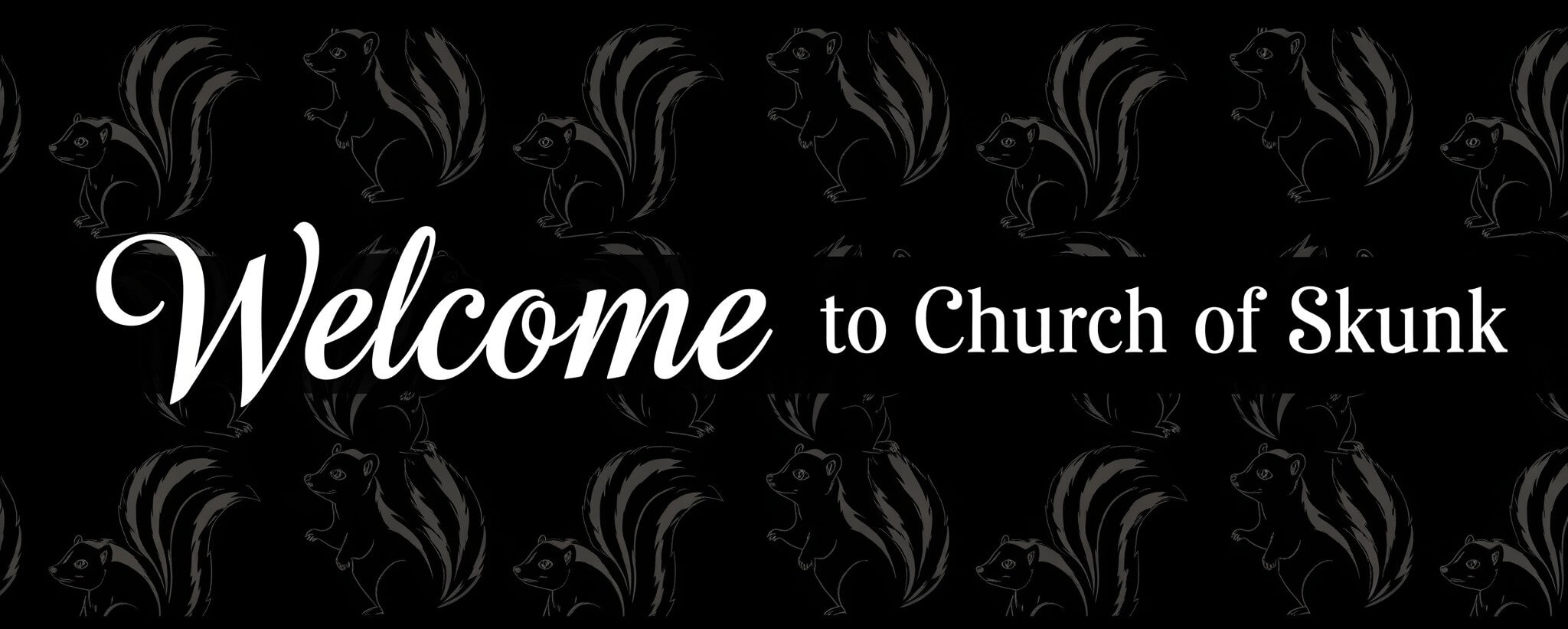 welcome banner