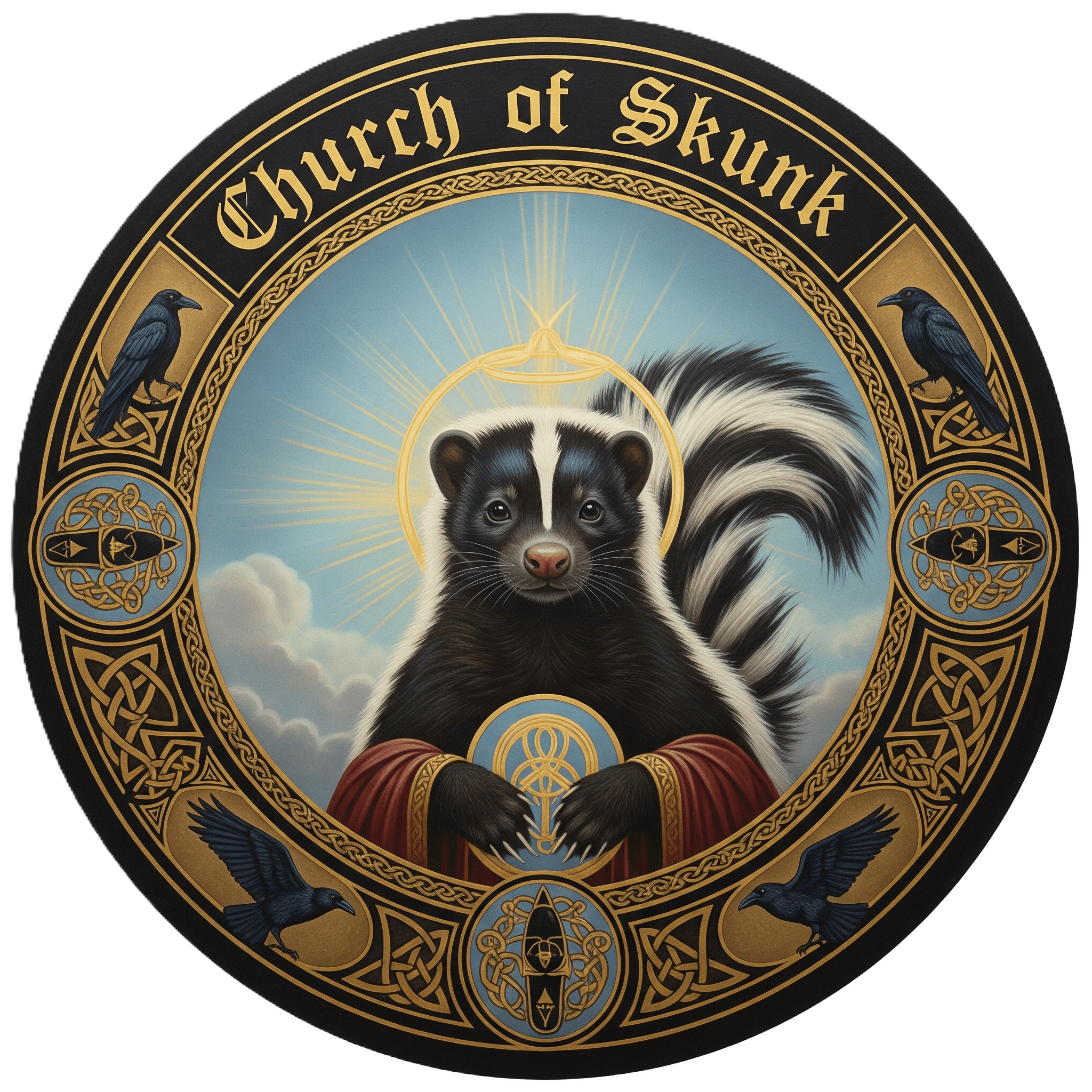 holy skunk painting.